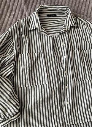 Рубашка с широкими рукавами