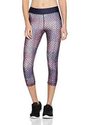 Спортивные  леггинсы* бриджи* капри under armour ( размер 34-36)
