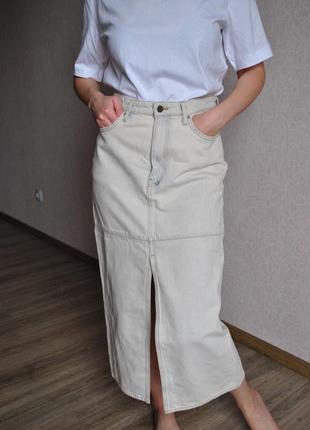 Джинсовв спідниця