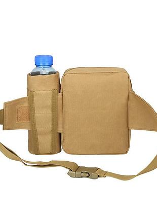 Поясна тактична сумка а33 військова бананка койот