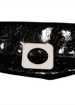 Lancome черный клатч цветочный принт /6511/