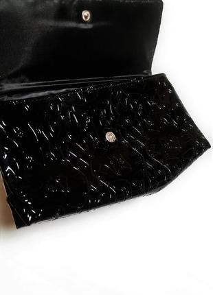 Lancome черный клатч цветочный принт /6511/