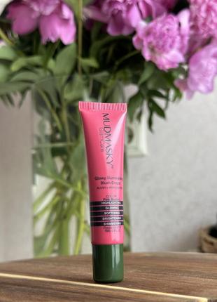 Рідкі румʼяна mudmasky illuminating glow blush drops