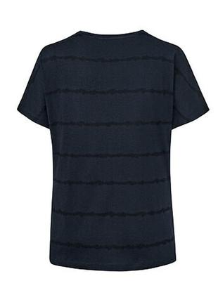 Стильная удобная женская футболка с контрастными полосами от tcm tchibo (чибо), нитевичка, l-xl4 фото