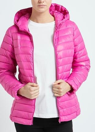 Сверхлегкая яркая розовая куртка с капюшоном, влагостойкая куртка, ветровка фуксия5 фото