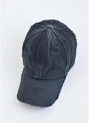 Бейсболка черная кепка рванка украинского бренда kent &amp; aver