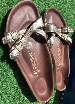 Сланцы, шлепки birkenstock   оригинал.кожа2 фото