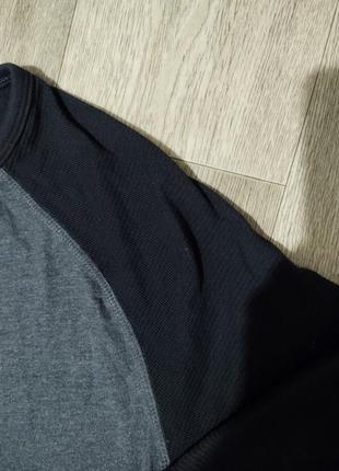 Чоловіча футболка з довгим рукавом/ easy/поло/синя футболка/лонгслів/реглан/ чоловічий одяг/3 фото