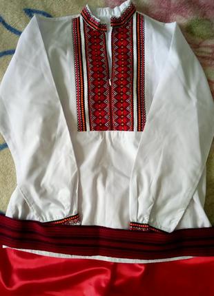 Костюм концертний український шаровари вишиванка