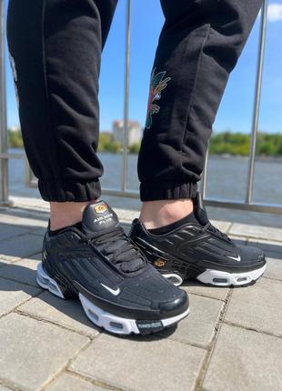 Мужские кроссовки nike air max plus 3 black (топ качество)(топ качество)🔥