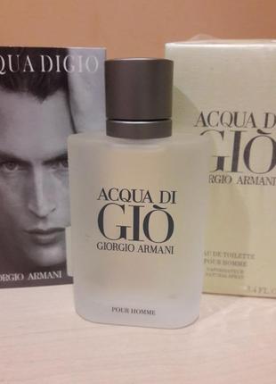 Чоловіча туалетна вода giorgio armani acqua di gio pour homme аква ді джіо пур хом 100 мл