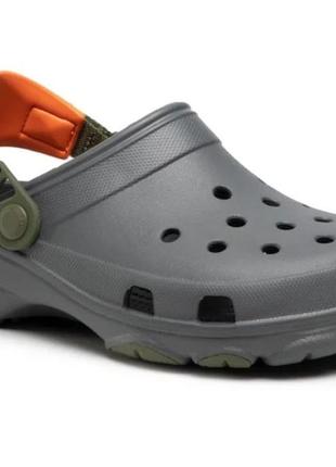 Crocs  37 - 38 крокс кроксы шлепки шлепанцы сабо серые1 фото