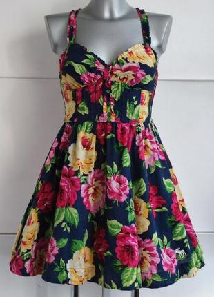 Сукня-сарафан abercrombie & fitch з квітковим принтом