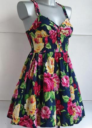 Сукня-сарафан abercrombie & fitch з квітковим принтом5 фото