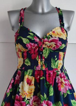 Сукня-сарафан abercrombie & fitch з квітковим принтом6 фото