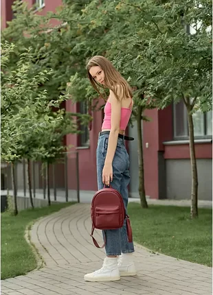 Жіночий рюкзак sambag brix ksh бордо2 фото