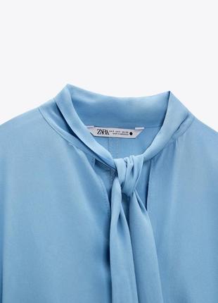 Очень красивая блуза из вискозы zara,p. l6 фото