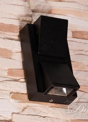 Уличное светодиодное бра на две лампы diasha dfb-8006cw