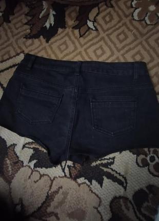 Женские шорты джинсовые 😍с крутой вышивкой в идеальном состоянии4 фото