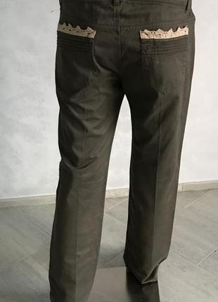 Valentino  брюки джинсы прямые ровные р. 48(31) оригинал5 фото