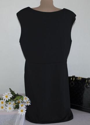 Брендовое черное миди платье new look вискоза3 фото