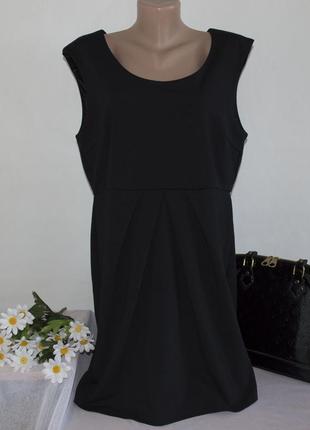 Брендовое черное миди платье new look вискоза2 фото