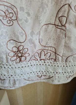 Спідниця юбка льон + бавовна р.48-505 фото