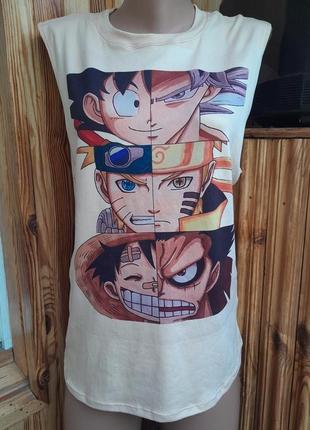 Майка с принтом аниме наруто