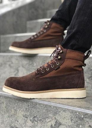 Шикарные мужские ботинки timberland в коричневом цвете (осень-зима-весна)😍1 фото