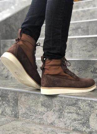 Шикарные мужские ботинки timberland в коричневом цвете (осень-зима-весна)😍3 фото