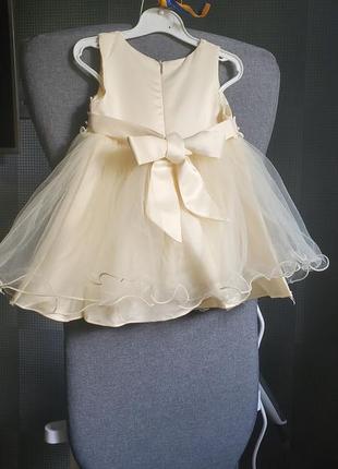 Самое нежное платье детское платье для девочки на 6- 9 месяцев крестины праздник9 фото