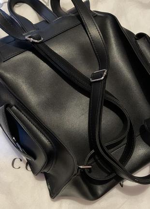 Рюкзак romashka з кишенями та пряжками на кнопці магніт кежуал3 фото