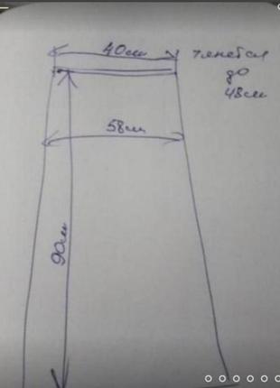 Лен+вискоза белоснежная макси-юбка, юбка в пол m&amp;s6 фото