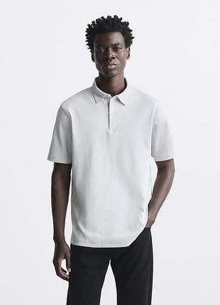 Мужская футболка поло zara