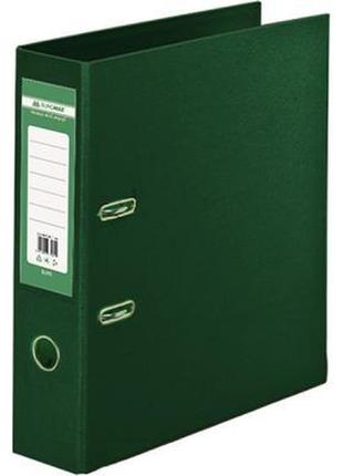 Папка - регистратор buromax а4 double sided, 70мм, pp, dark green, built-up (bm.3001-16c)