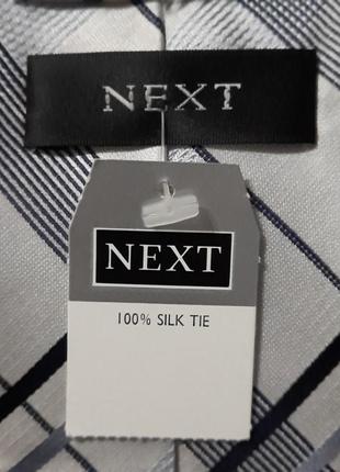 Брендовый новый 100% шелк стильный галстук / галстук в клетку4 фото