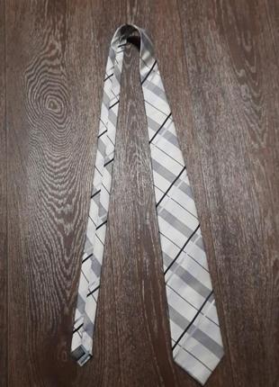 Брендовый новый 100% шелк стильный галстук / галстук в клетку3 фото