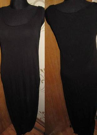Чорна максі сукня h&m l1 фото