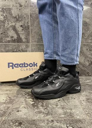 Кросівки reebok dmx (all black)5 фото