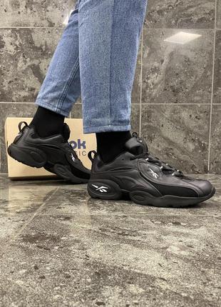 Кросівки reebok dmx (all black)6 фото