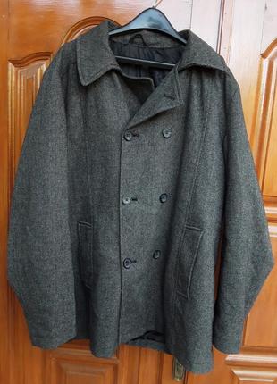 Фірмове англійське пальто бушлат куртка george, оригінал, розмір xl.