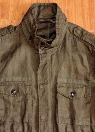 Куртка zara sahara linen jacket4 фото