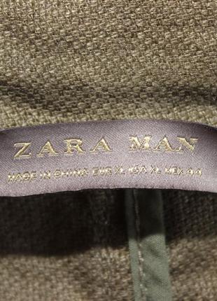 Куртка zara sahara linen jacket8 фото