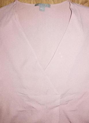 Нюдовая розовая блуза2 фото