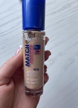 Тональний крем rimmel match perfection spf 204 фото