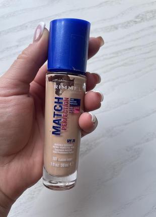 Тональний крем rimmel match perfection spf 207 фото