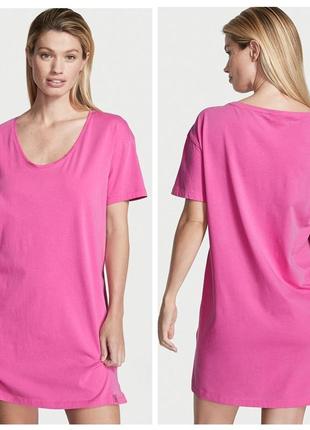 Victoria´s victorias secret виктория сикрет ночнушка для сна oversize cotton t-shirt