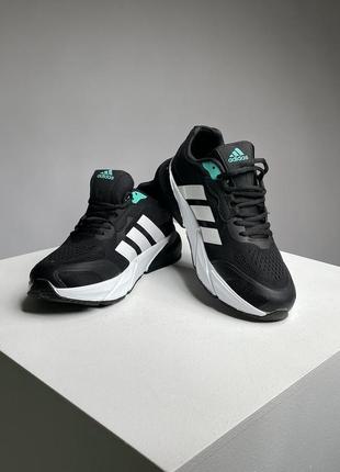 Чоловічі кросівки adidas у чорно-білому кольорі, стильне взуття на кожен день
