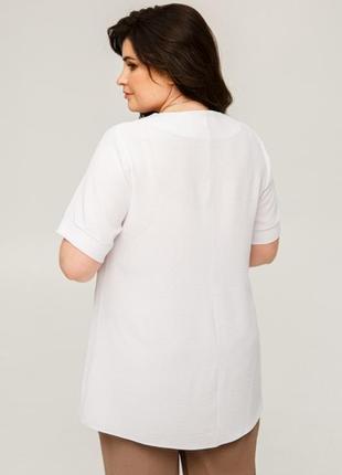 Жіноча блуза-туніка "мілослава" батал2 фото