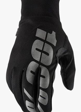 Водостійкі перчатки ride 100% hydromatic waterproof glove (black), xxl (12) (10017-00004), xxl